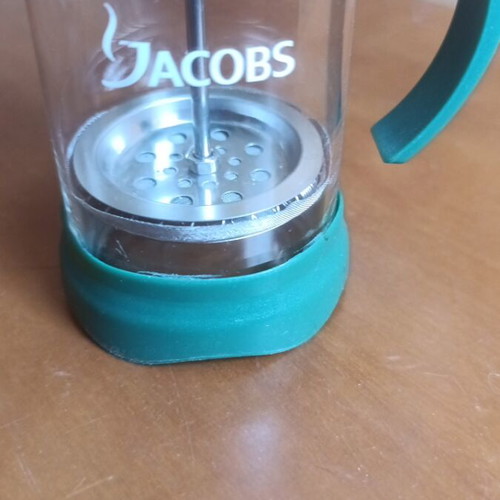 Jacobs French coffee maker like new, glass cup