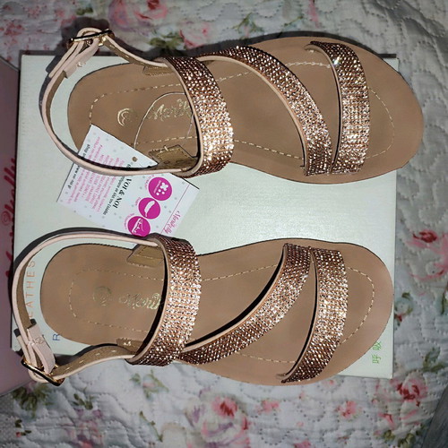 Children's sandals new gold size 30