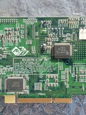 Ati 3D AMC 3139-147 Ver. 2 graphics and TV card used with CD