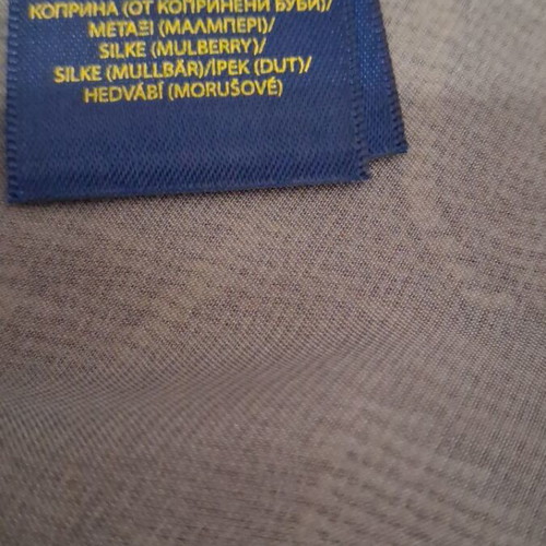 Polo Ralph Lauren tunic blouse with mulberry silk like new, gray