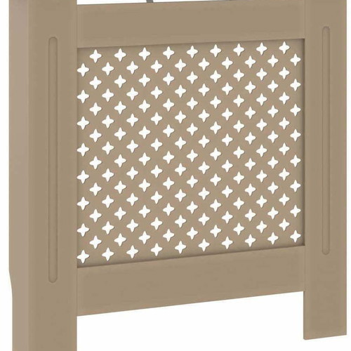Radiator cover brown vidaXL new 78x19x81.5cm