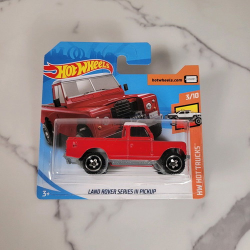 Hot Wheels Land Rover Series III Pickup red like new 2019