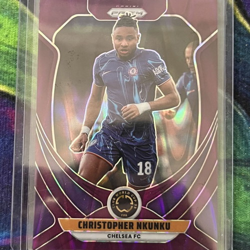Christopher Nkunku 2024-25 Prizm FIFA Club World Cup Purple Seismic card new