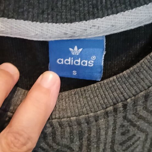 Adidas sweatshirt like new, gray, size S