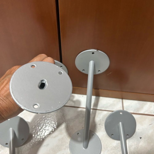 Steel Shelf Support Brackets new, set of 4 pieces