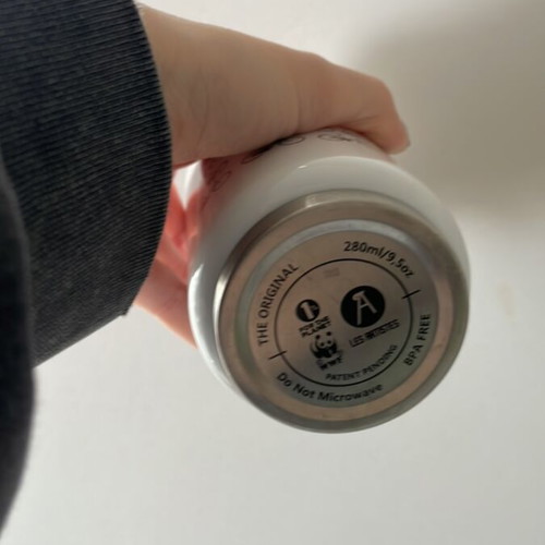 A LES ARTISTE thermos like new, medium size with bicycles