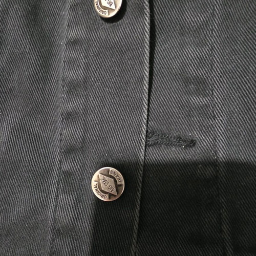 Big Stack black denim jacket like new