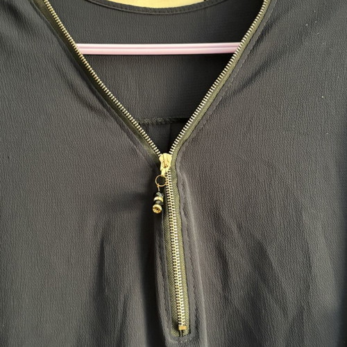 Women's blouse, dark blue, XXL