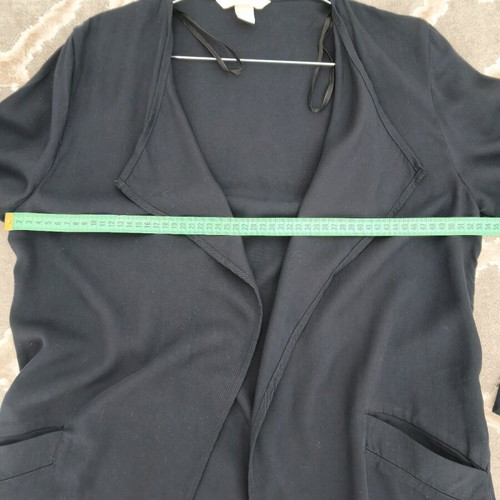 H&M Conscious Black Jacket 100% Lyocell like new, size 38