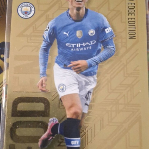 Phil Foden Gold Edge Champions League 2024-2025 card new