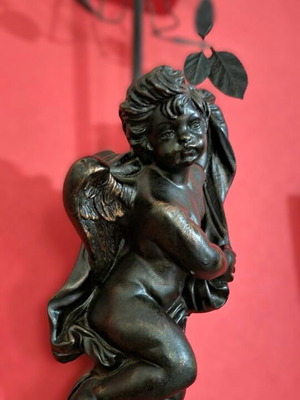 Antique angel lamps like new without cables