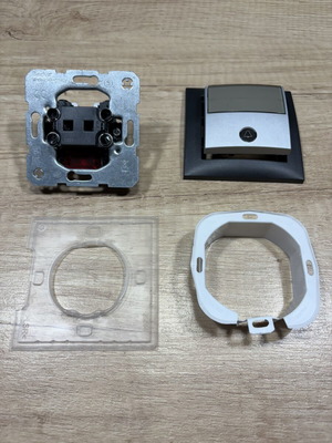Hager Berker S1 Doorbell Button with Indicator Light, Like New