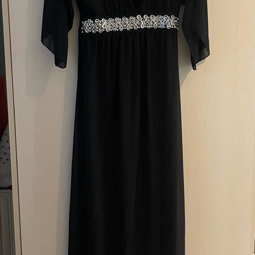 Italian dress new, black, one size
