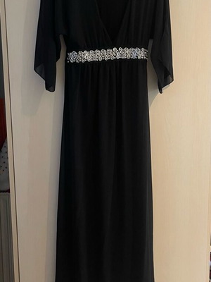 Italian dress new, black, one size