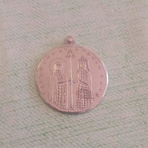 Minion Vasilopita Coin 1980s Silver Plated Collectible