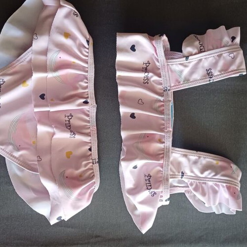 Girls' swimsuit Alouette size 98 cm like new, pink