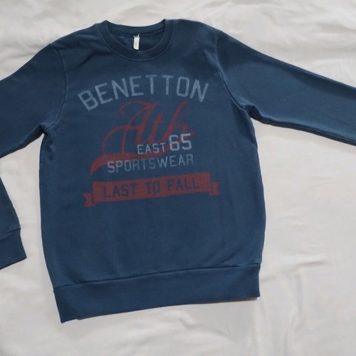 Benetton sweatshirt blue for 10-11 years like new