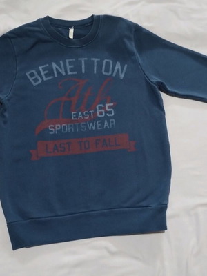 Benetton φούτερ μπλε για 10-11 ετών σαν καινούργιο