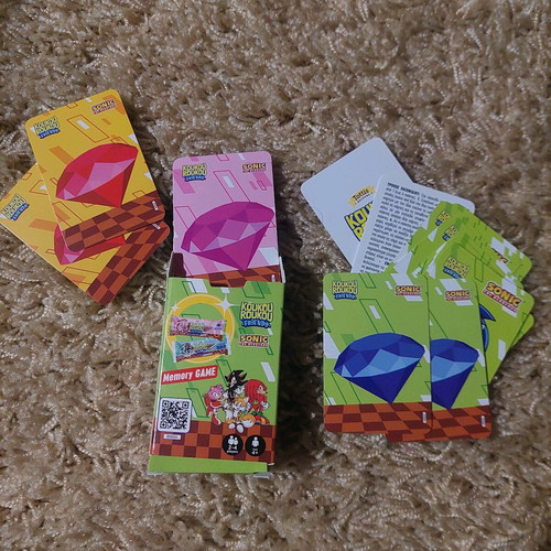 Sonic Koukouroukou memory cards new with instructions
