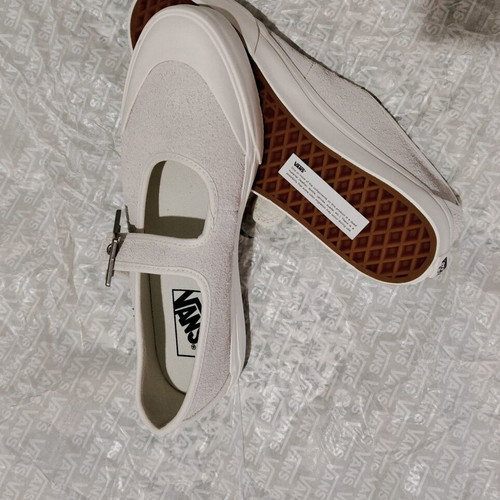 Vans white ballerina shoes size 38.5 new