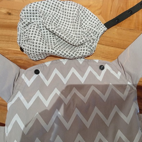 Cangaroo Explorer ergonomic baby carrier, grey-white