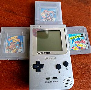 Nintendo Game Boy Pocket Original!!! Δώρο 4 κασέτες με παιχνίδια!