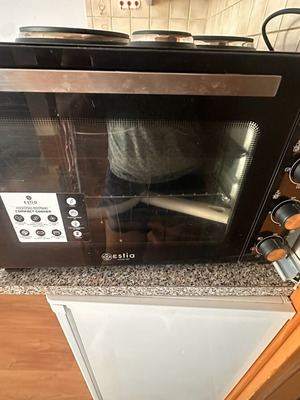 Estia Compact Cooker ηλεκτρικό φουρνάκι 48L 2950W με 3 εστίες και αέρα