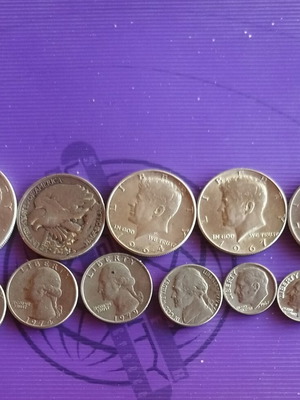 Συλλογή 21 συλλεκτικών νομισμάτων ΗΠΑ και Μπαχάμες σαν καινούργια, 12 ασημένια