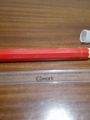Giant pencil like new, wooden 38 cm long
