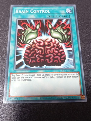 Κάρτα Yu-Gi-Oh! Brain Control μεταχειρισμένη, Spell (Μαγείας)