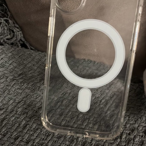 Transparent silicone case for iPhone 17 like new