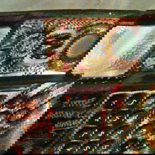 Τηλέφωνο έργο τέχνης ζωγραφισμένο στο χέρι, μοναδικό και περίεργο