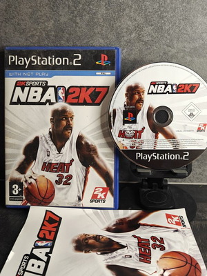 NBA 2K7 PlayStation 2 game used, basketball sports
