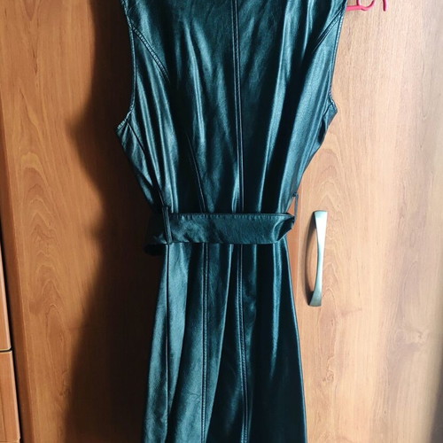 BSB black leather dress like new, size S/36/8