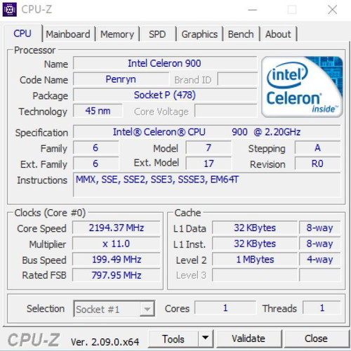 HP Compaq Presario μεταχειρισμένο laptop με Intel Celeron 900, 2GB RAM, 128GB SSD