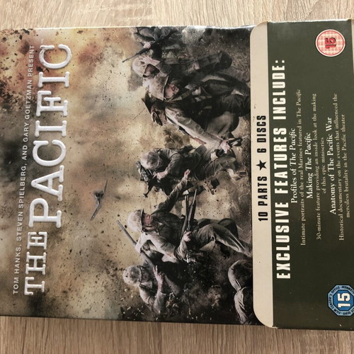 The Pacific DVD Band of Brothers steel case like new