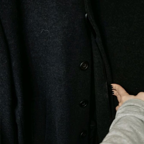 Παλτό αντρικό μαύρο μέγεθος XL καινούργιο