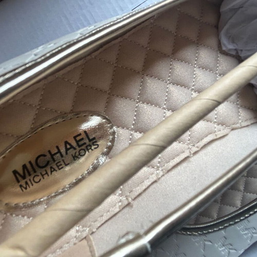 Michael Kors ballet flats size 37, gold