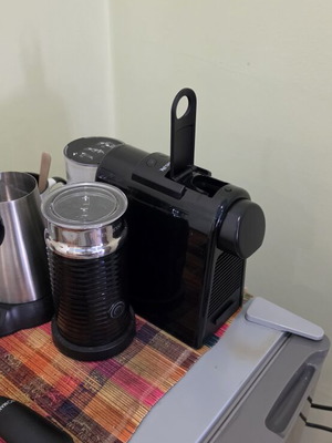 Nespresso Essenza Mini and Aeroccino 3 coffee machine
