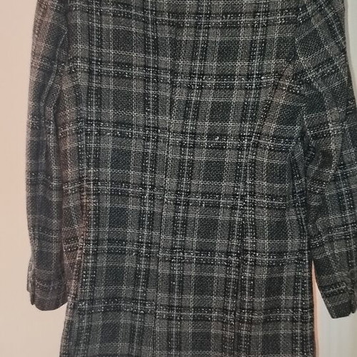 Perla checked blazer size 46 black red white
