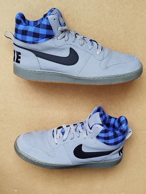 Nike Court Borough Mid Premium размер 44.5 сивосиньо като нови