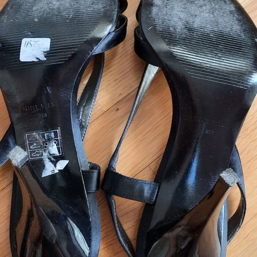 Nine West slingback sandals size 39, black, like new