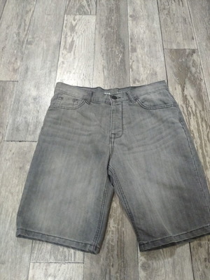Primark Denim Co. Straight Short men's denim shorts, gray, W34