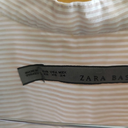 Zara short-sleeve shirt like new, beige, size S