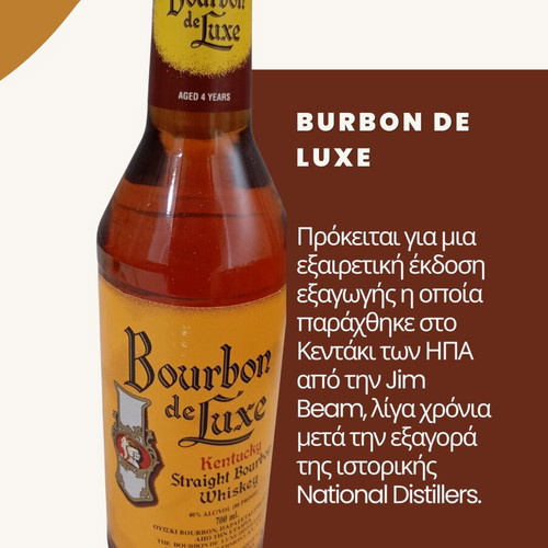 Bourbon de Luxe 4 Years Old Vintage 1996 700ml new