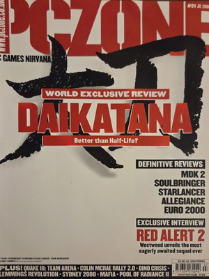 Pc Zone magazine July 2000 issue #91 like new