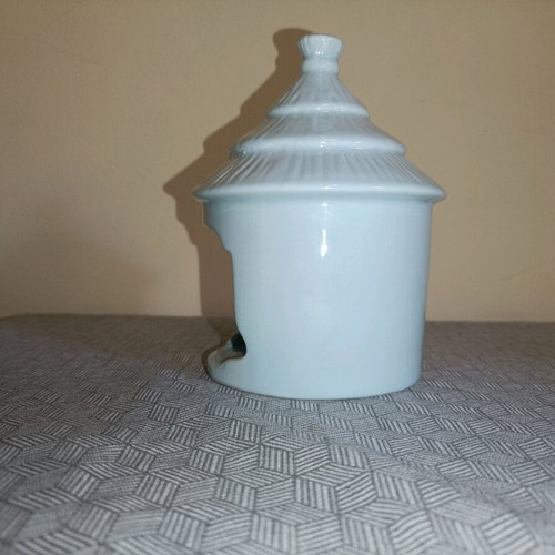 Ceramic Hamster House like new, blue, suitable for dwarf hamsters