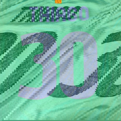Nike Barcelona 2010/2011 Εκτός Φανέλα Ποδοσφαίρου #30 Thiago (M)