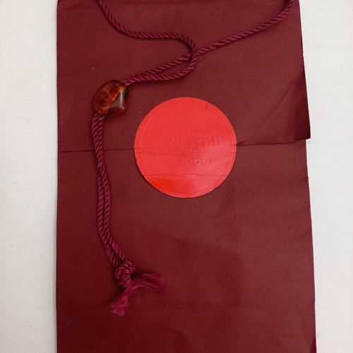 Jean Paul Gaultier paper bag packaging folder used