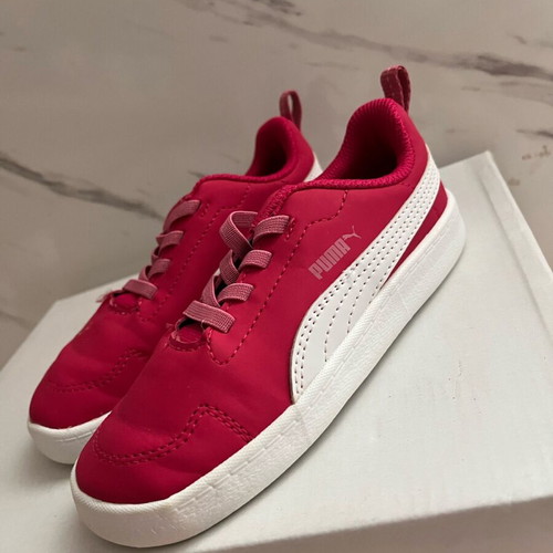 Puma Kids Shoes size 27 like new, pink, athletic